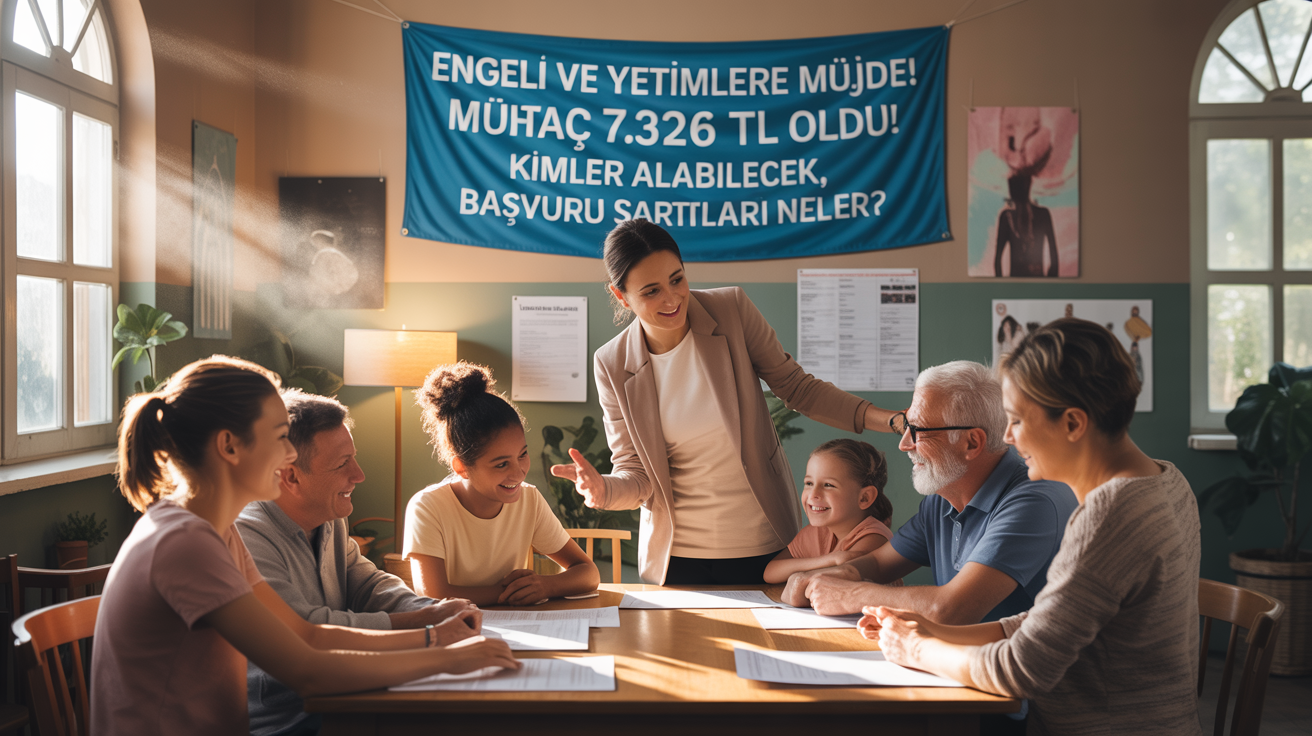 Engelli ve Yetimlere Müjde! Muhtaç Aylığı 7.326 TL Oldu: Kimler Alabilecek, Başvuru Şartları Neler?