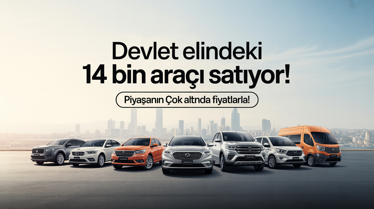 Devlet Elindeki 14 Bin Aracı Satıyor! Piyasanın Çok Altında Fiyatlarla Satışlar Başladı mı?