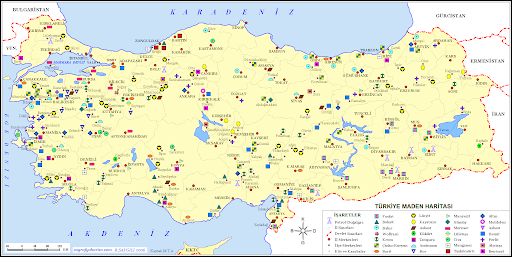 Türkiye Maden Haritası